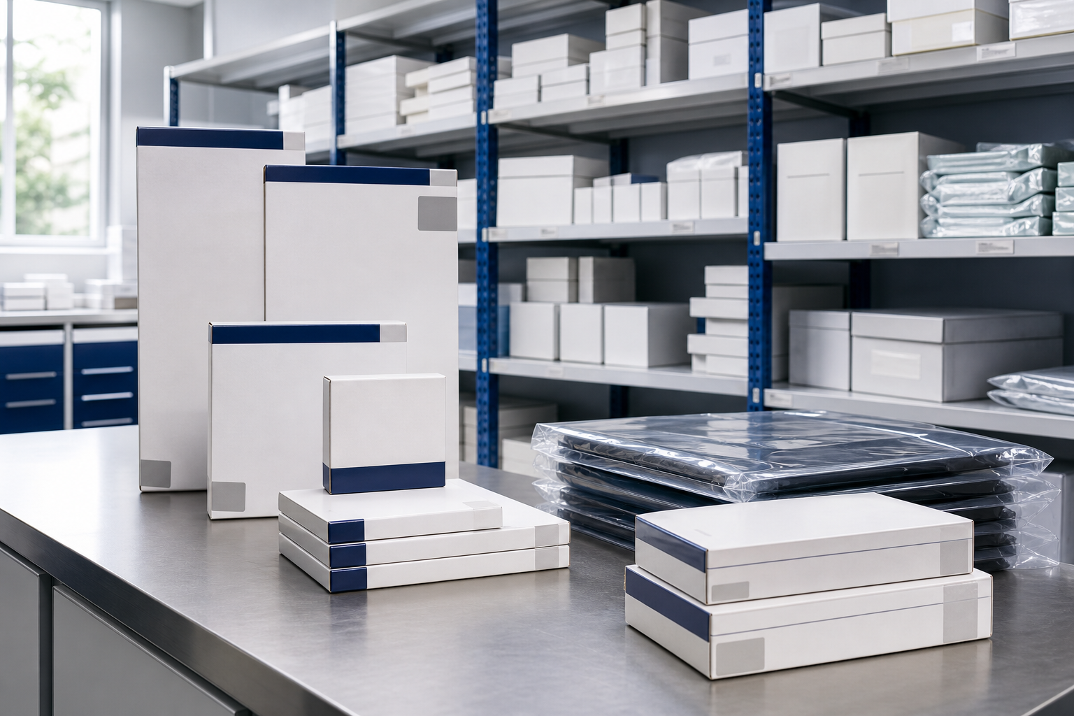 Representative medical imaging film cartons and consumable inventory